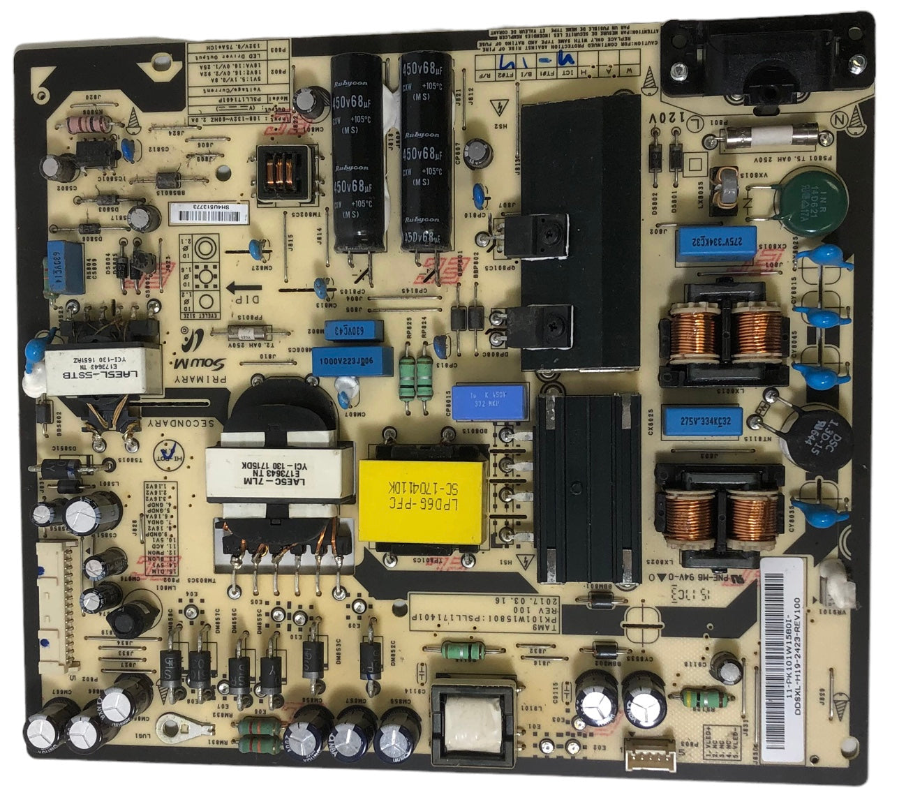 Toshiba PK101W1580I Power Supply / LED Board for 55L711U18 Otarealm