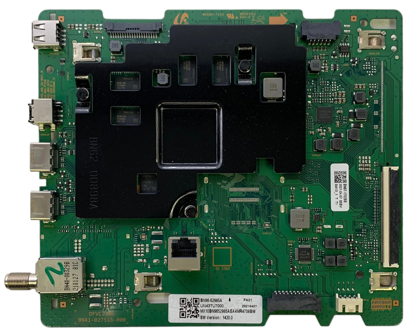 Samsung BN96-52985A Main Board for UN43TU700DFXZA (Version BA07) Otarealm