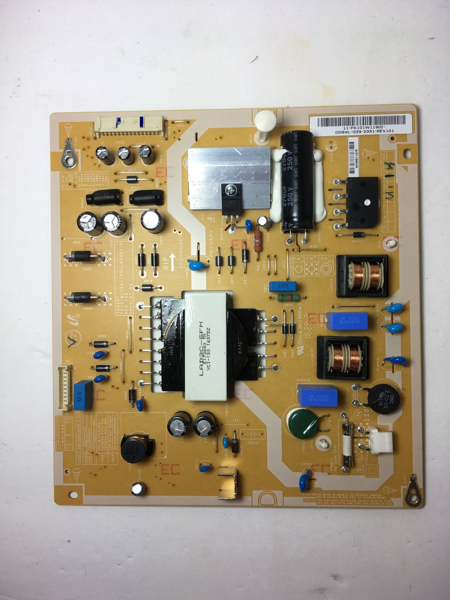Toshiba PK101W1190I Power Supply / LED Board Otarealm