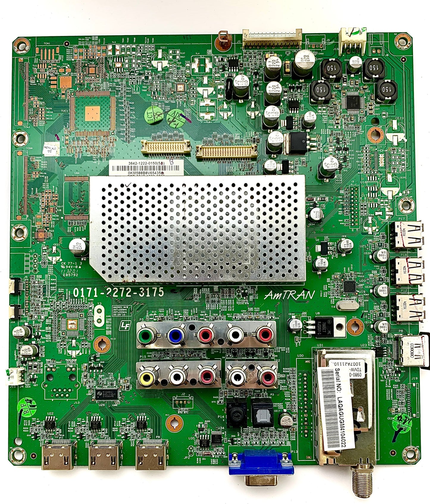 Vizio 3642-1222-0150 (0171-2272-3175) Main Board for M421NV Otarealm