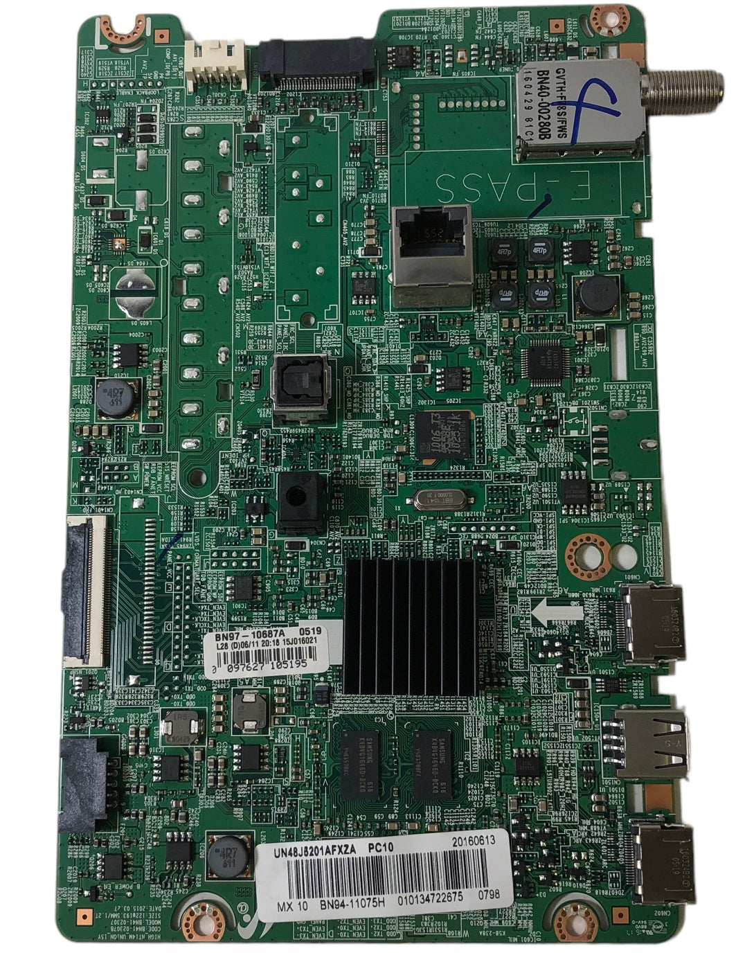 Samsung BN94-11075H Main Board for UN48J5201AFXZA Otarealm