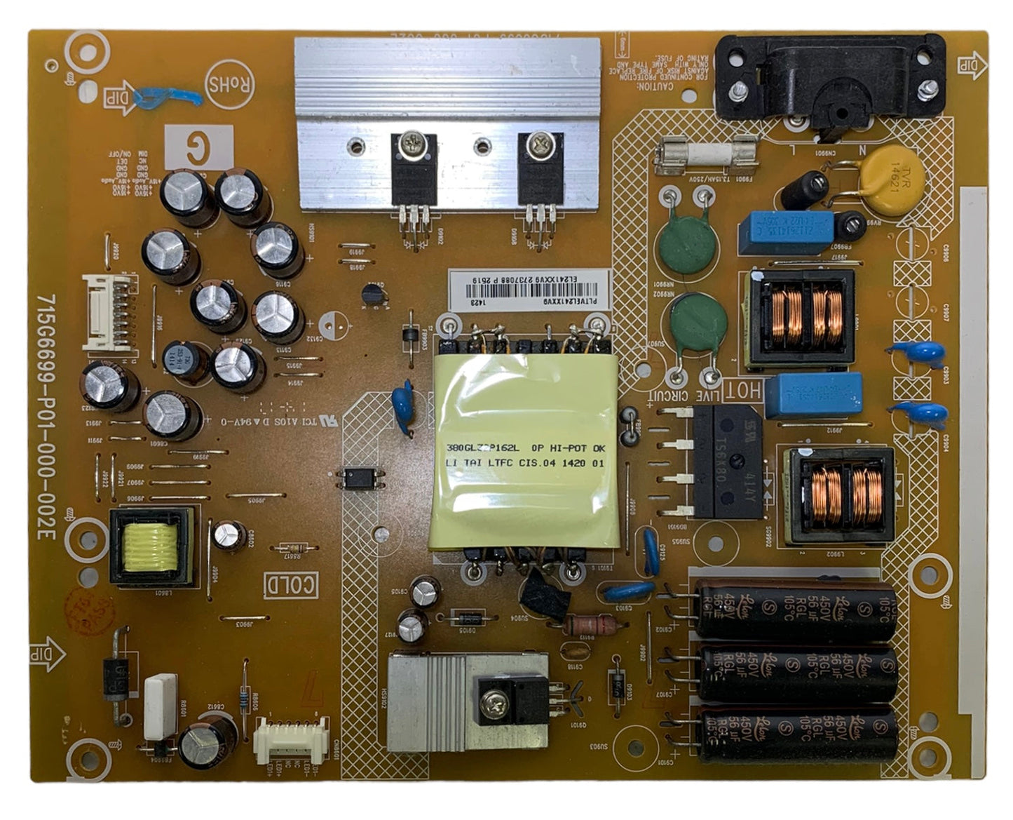 Sony 1-895-631-31 (PLTVEL241XXV9) Power Supply Board Otarealm