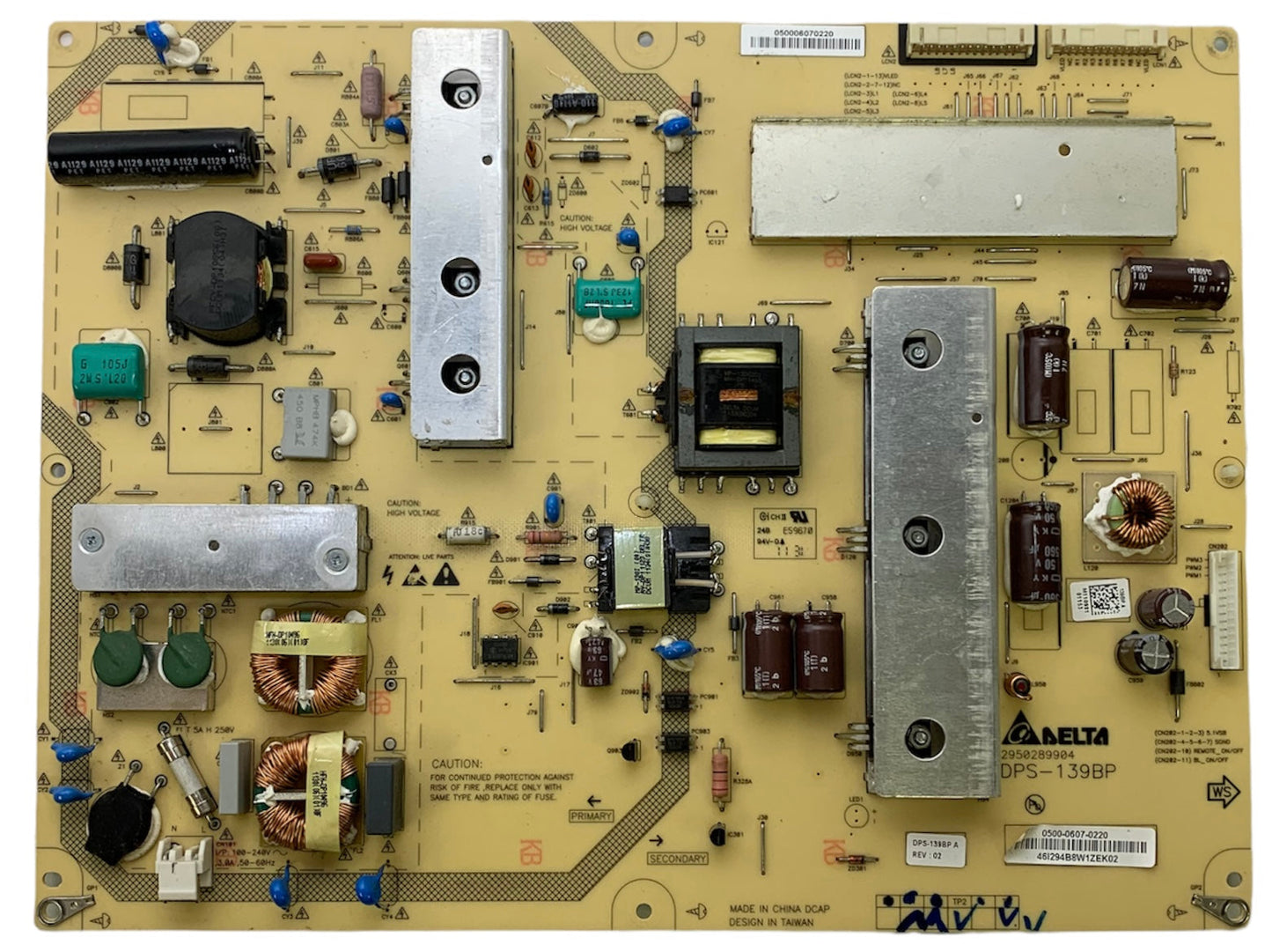 LG/JVC COV31149401 (0500-0607-0220) (DPS-139BP) Power Supply / LED Board for 47LV4400-UA JLE47BC3500 Otarealm