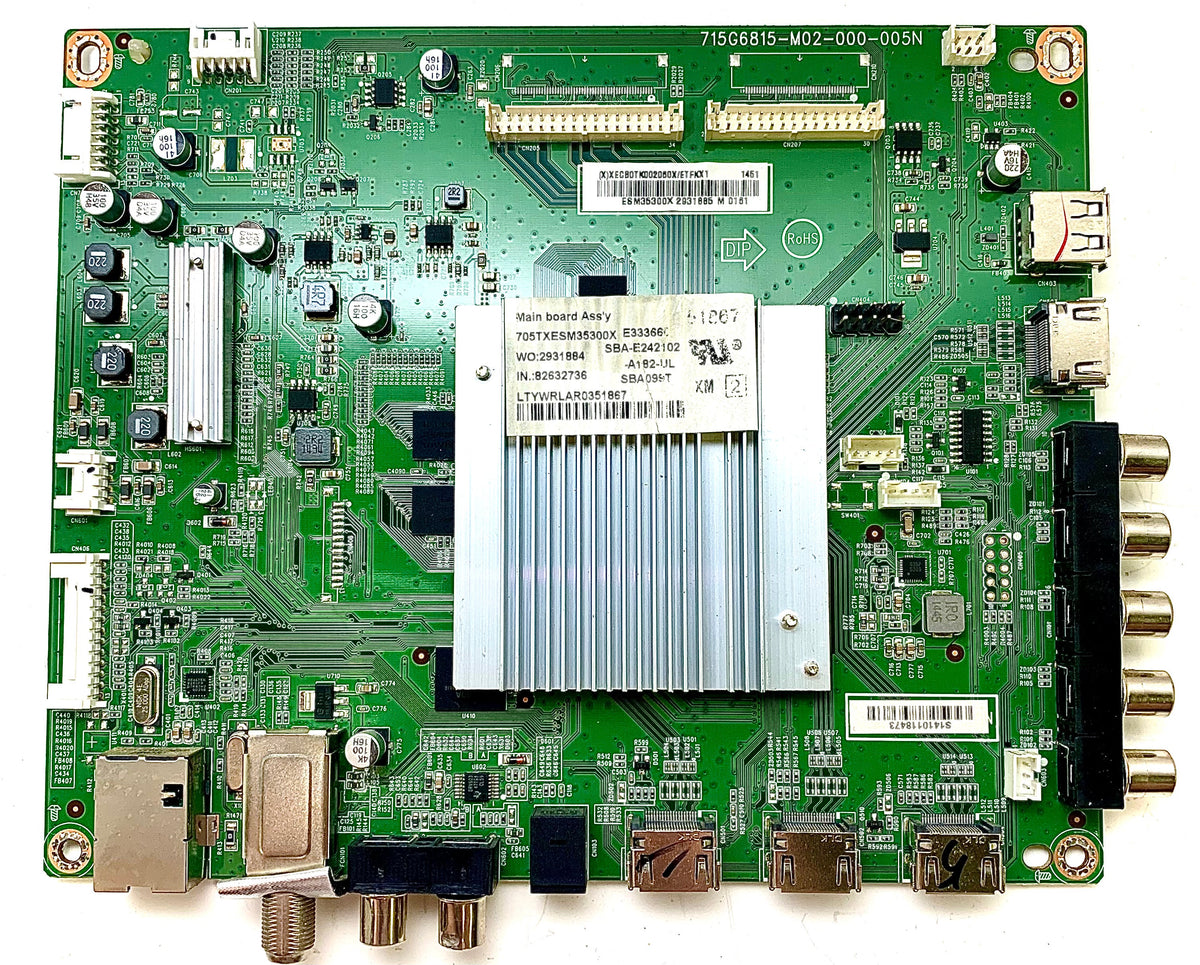 Vizio 756TXECB0TK0020 Main Board for M502I-B1 (LTYWRLAR Serial) Otarealm