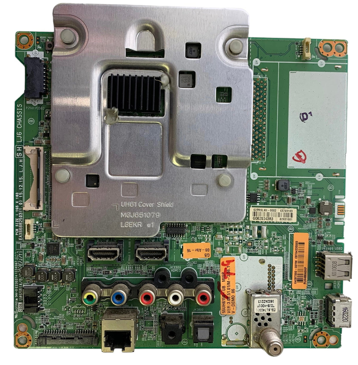 LG EBT64235503 / EBT64235504 Main Board 55UH6150-UB.AUSWLJR BCCWLJR Otarealm