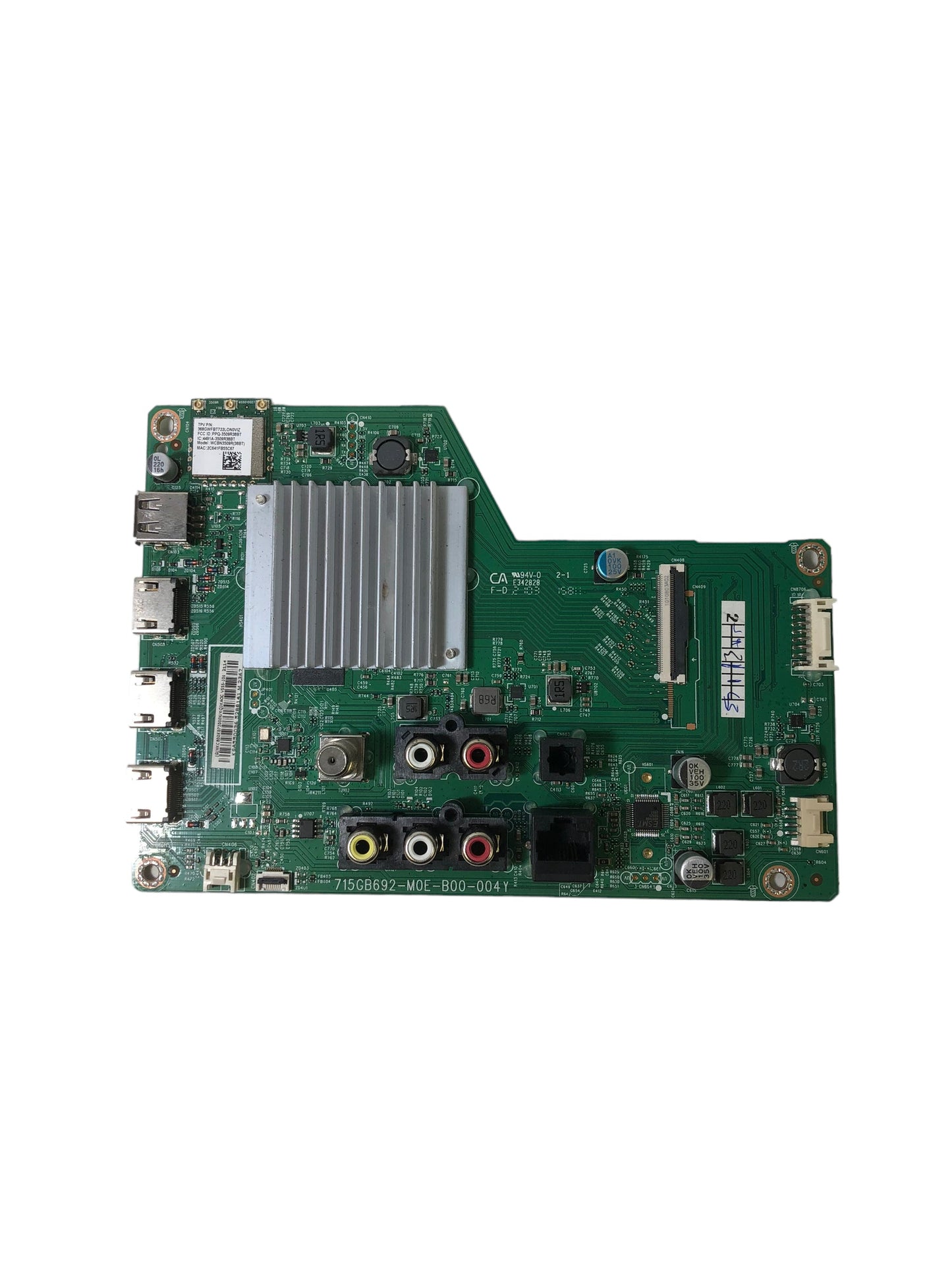 Vizio 756TXKCB02K073 Main Board for V555-J01 (LTCWE7KX Serial) Otarealm