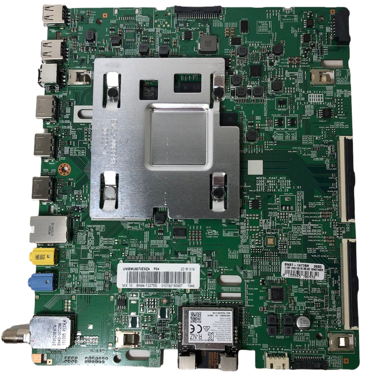 Samsung BN94-13275S Main Board for UN58MU6070EXZA (Version DB02) Otarealm