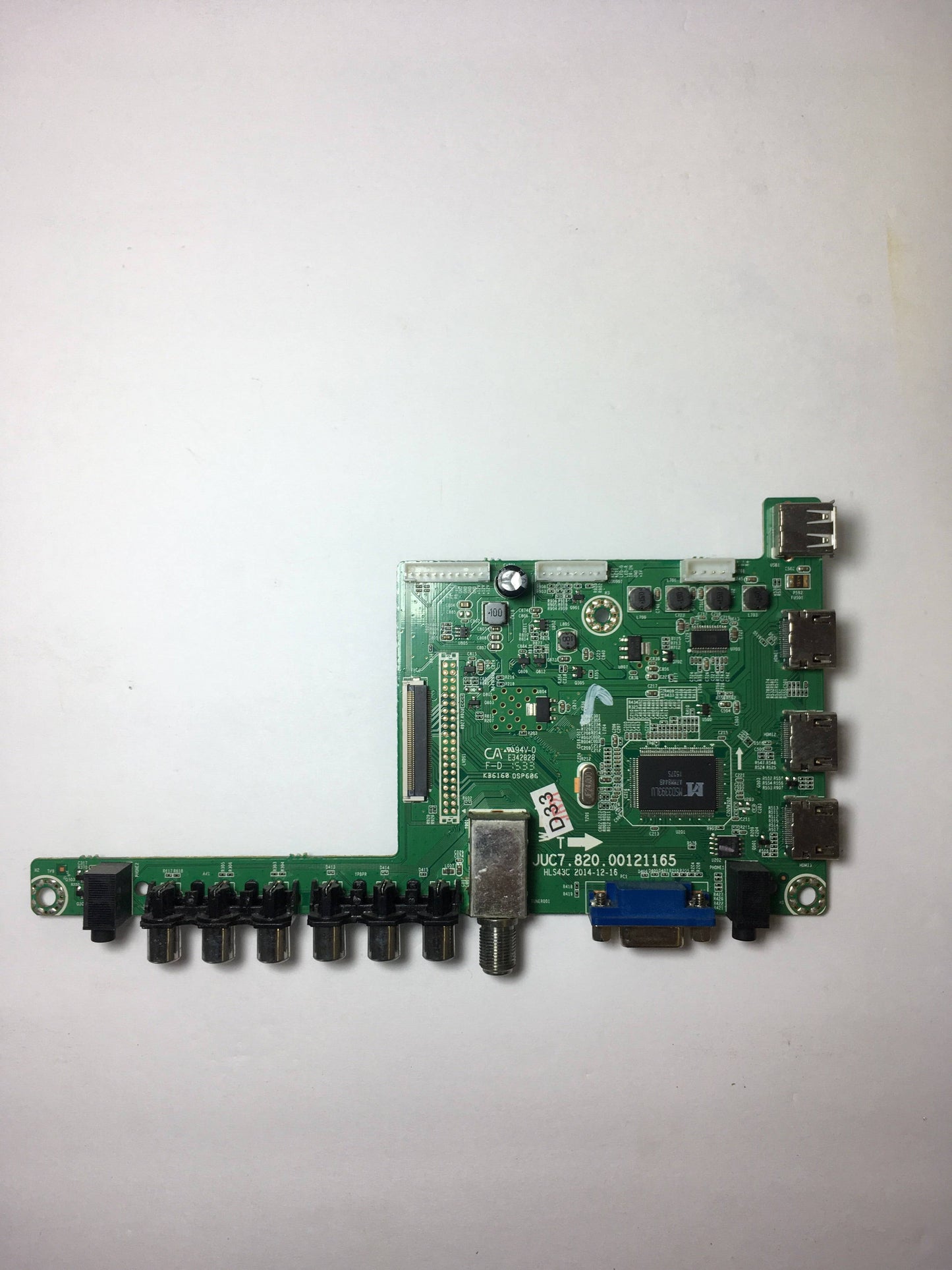 Hitachi 850121538 Main Board for LE55A6R9 / LE49A509 / LE50A6R9 Otarealm