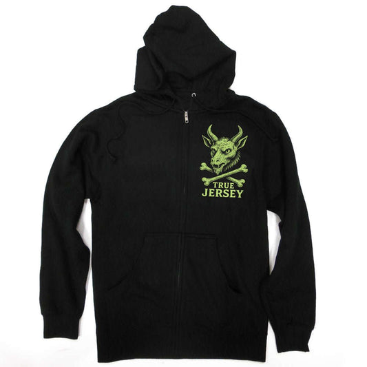 Jersey Devil Cryptid Society Zip Up Hoodie Otarealm