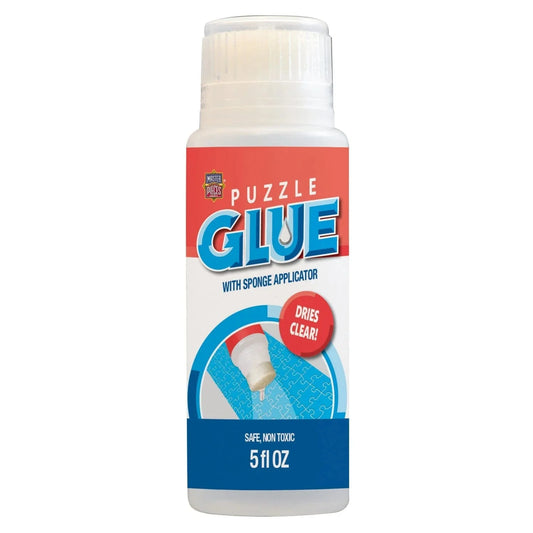 Jigsaw Puzzle Glue with Sponge Applicator 5 oz | Masterpieces