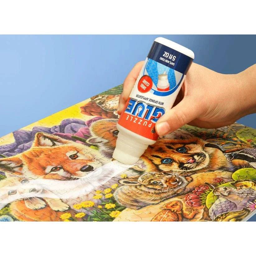 Jigsaw Puzzle Glue with Sponge Applicator 5 oz | Masterpieces
