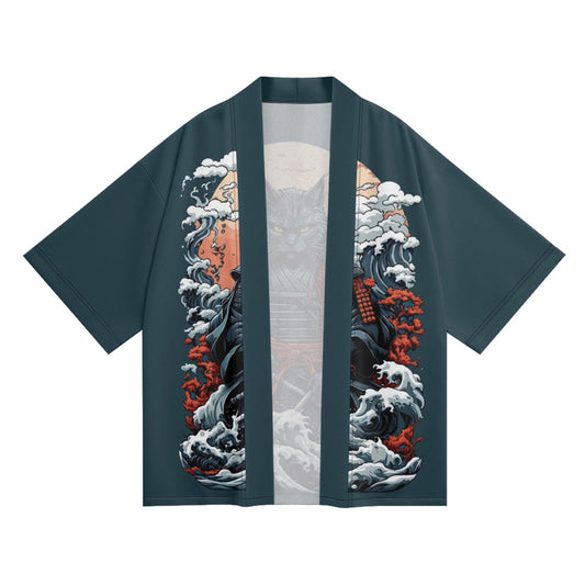 K31 Samurai Cat Kimono