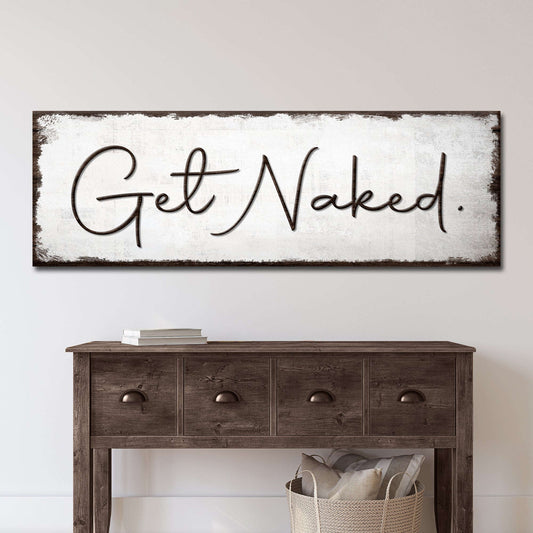 Get Naked Bathroom Sign Otarealm
