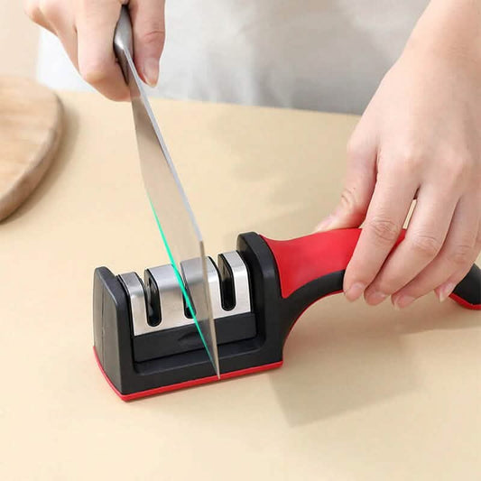 Knife Sharpener Handheld 3 Stages Type Quick Sharpening Tool Otarealm