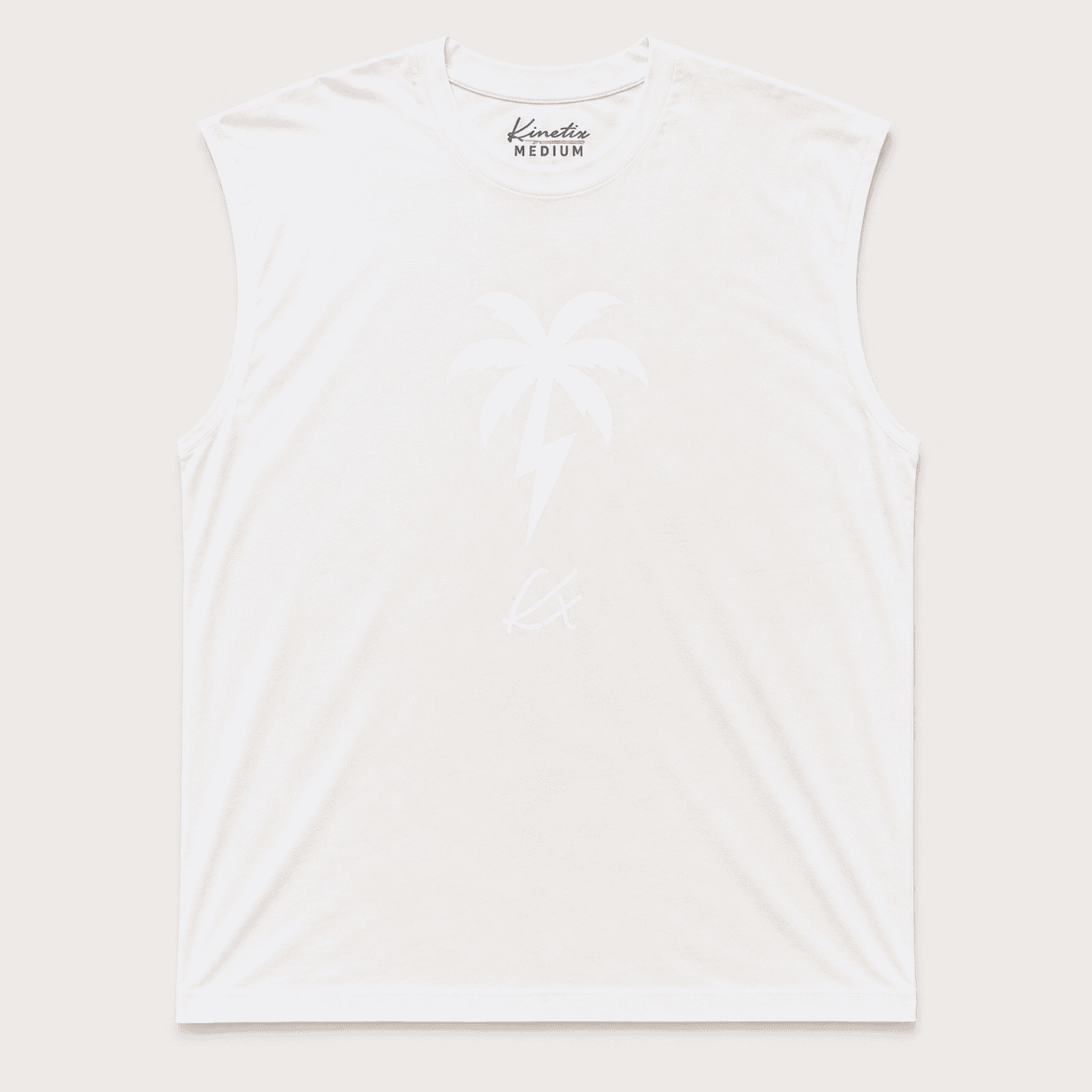 KX Thunder Palm Muscle Tee (Snow White) Otarealm