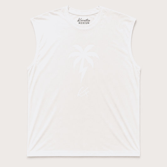 KX Thunder Palm Muscle Tee (Snow White) Otarealm