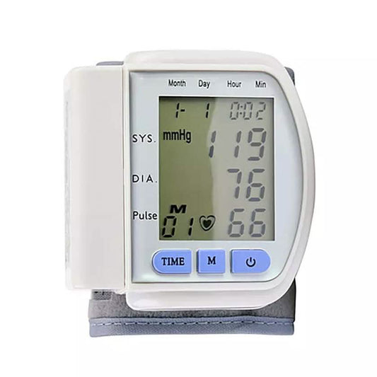 LCD Digital Automatic Wrist Cuff Blood Pressure Monitor Otarealm