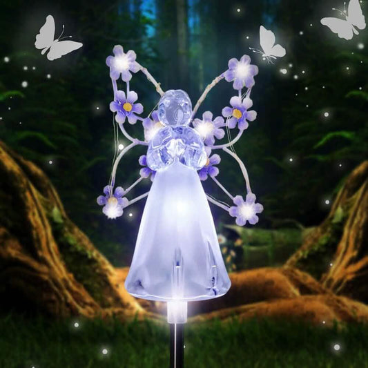 LED Solar Angel Garden Stake Lights Otarealm