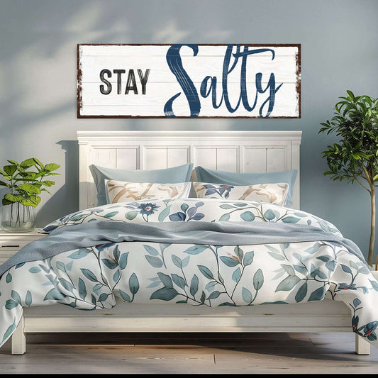 Stay Salty Coastal Sign III Otarealm