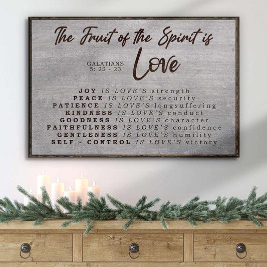 Galatians 5:22-23 - The Fruit Of The Spirit Sign III Otarealm