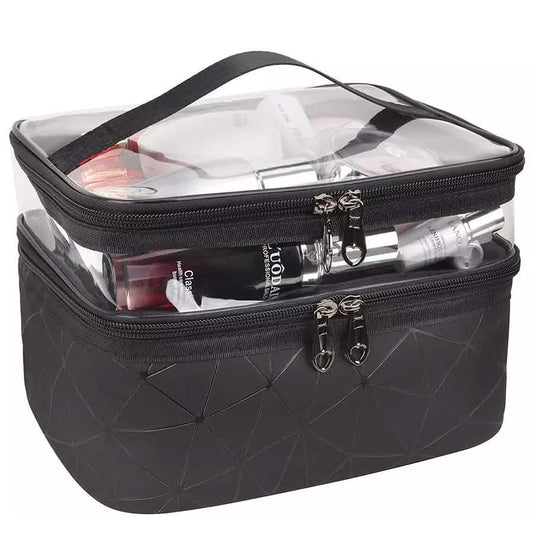 Makeup Bags Double layer Travel Cosmetic Cases Otarealm