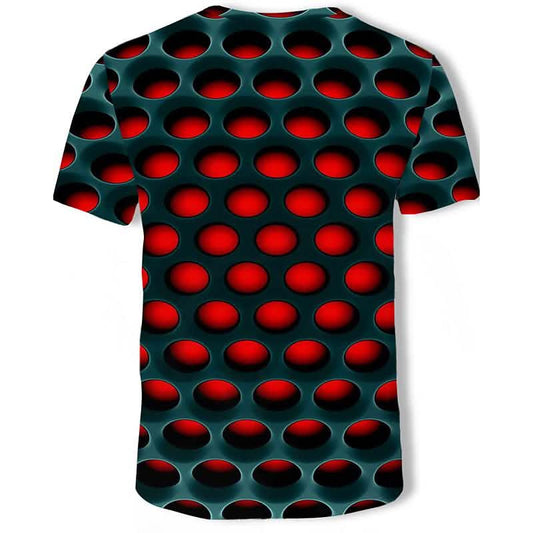 Men's Optical Illusion Plus Size Shirt Otarealm
