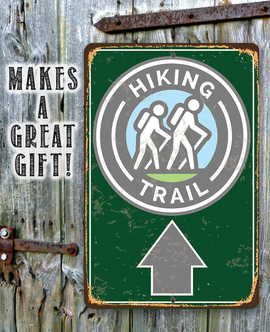 Hiking Trail - Metal Sign