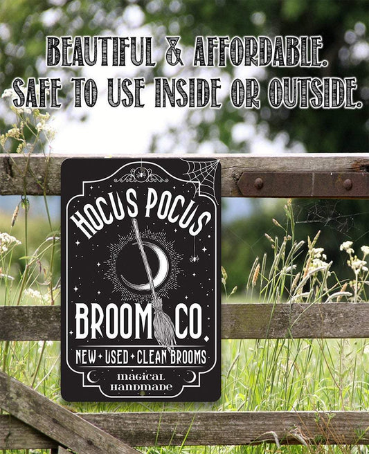 Hocus Pocus Broom Co - Metal Sign