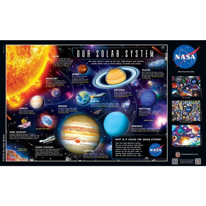 Our Solar System 1000 Piece Jigsaw Puzzle | Masterpieces