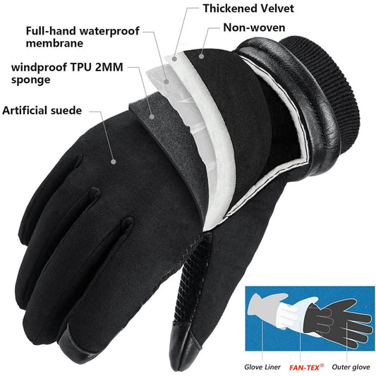 OZERO Waterproof Winter Gloves