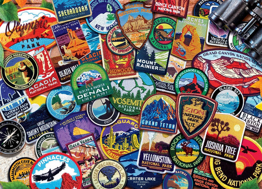 Patches of the National Parks 1000 Piece Puzzle by Masterpieces