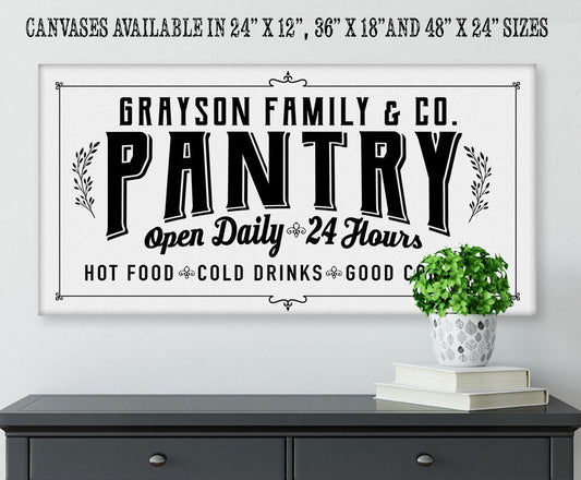 Personalized - Pantry - Canvas