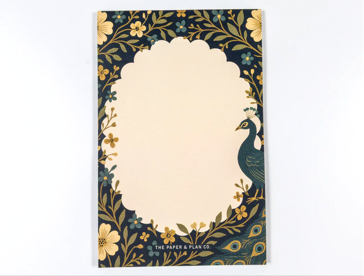 Peacock Notepad