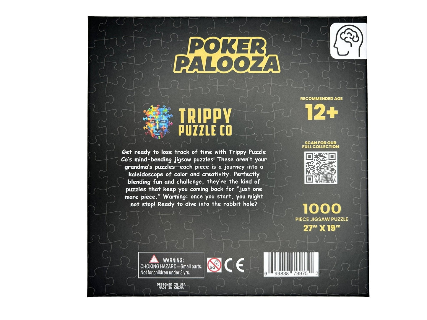 Poker Palooza Adult 1000 Piece Jigsaw Puzzle | Trippy Puzzle Co