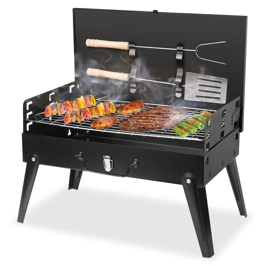 Portable Charcoal Grill Foldable BBQ Suitcase Otarealm