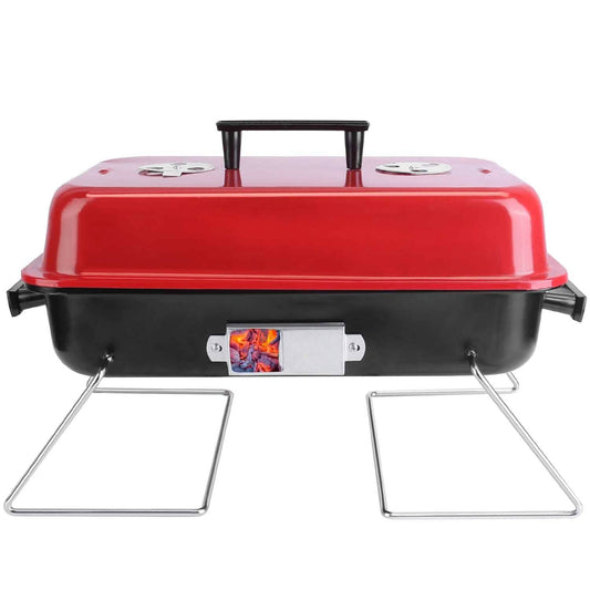 Portable Charcoal Tabletop Grill with Lid Otarealm