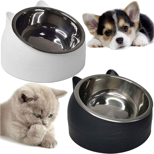 Premium Stainless Steel Cat & Dog Bowls - Non Slip Base for Food & Water Otarealm