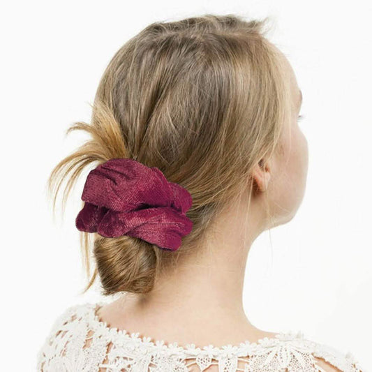 Premium Velvet Elastic Hair Scrunchies Otarealm