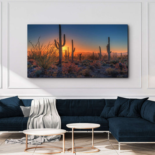 Desert Dusk Canvas Wall Art Otarealm