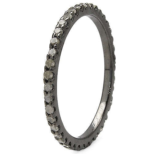 0.60 Carat Genuine TLB Diamond .925 Sterling Silver Ring Otarealm