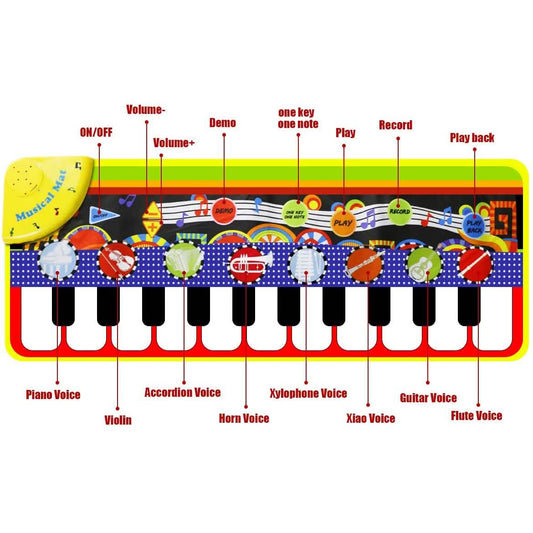 RenFox Kids Musical Mats Early Education Toys Otarealm