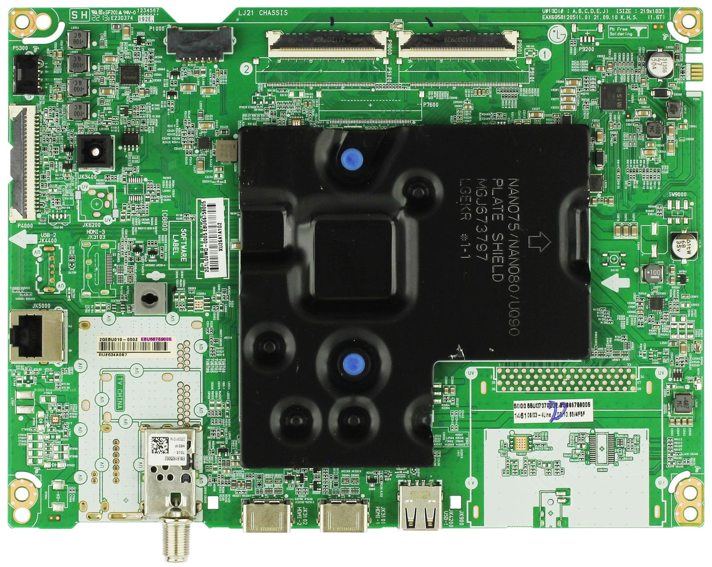 LG EBU66759005 Main Board for 55UQ7070ZUE Otarealm