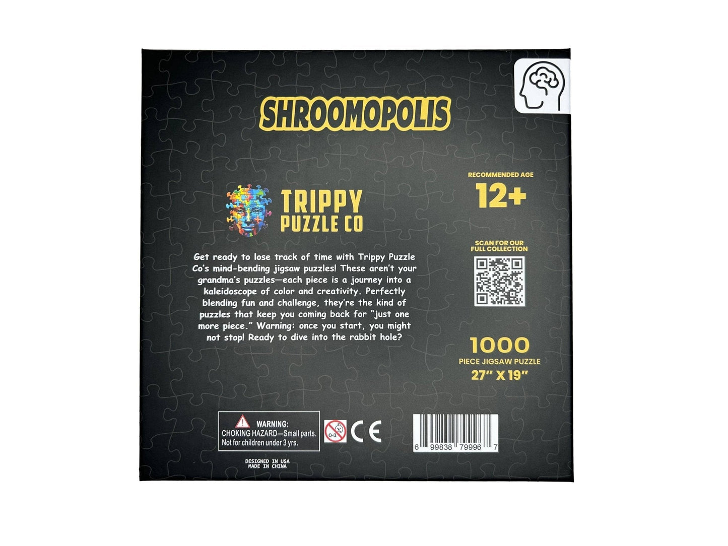 Shroomopolis Adult 1000 Piece Jigsaw Puzzle | Trippy Puzzle Co
