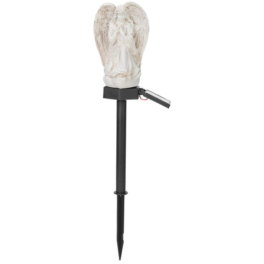 Solar Praying Angle Statue Garden Light Otarealm