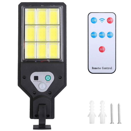 Solar Wall Light Outdoor Beads PIR Motion Sensor Remote Control Wireless Lamps Otarealm