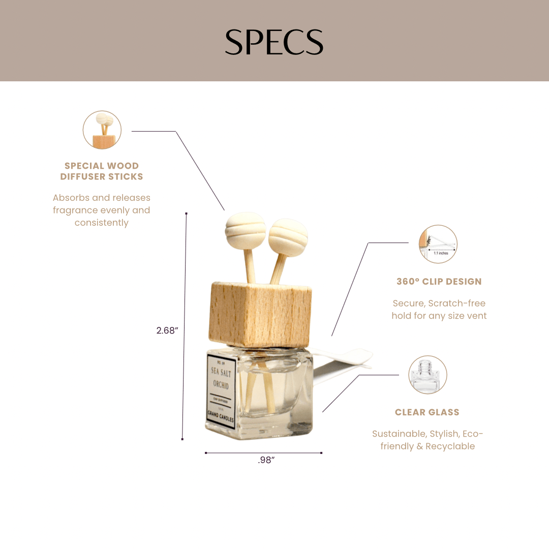 White Eucalyptus Car Diffuser
