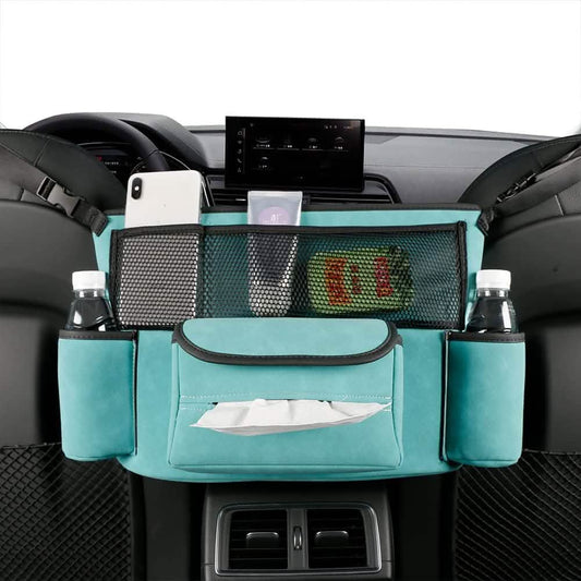 Suede Large Capacity Car Purse Holder Otarealm