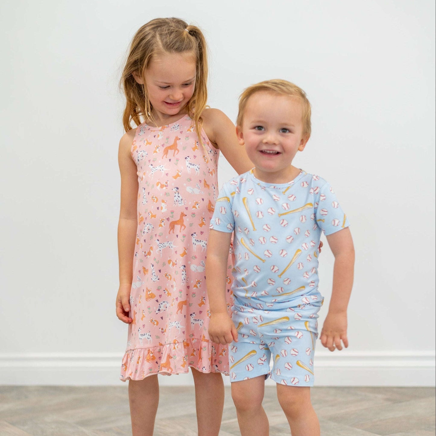 Classic Baseball Summer Pajama Set Otarealm