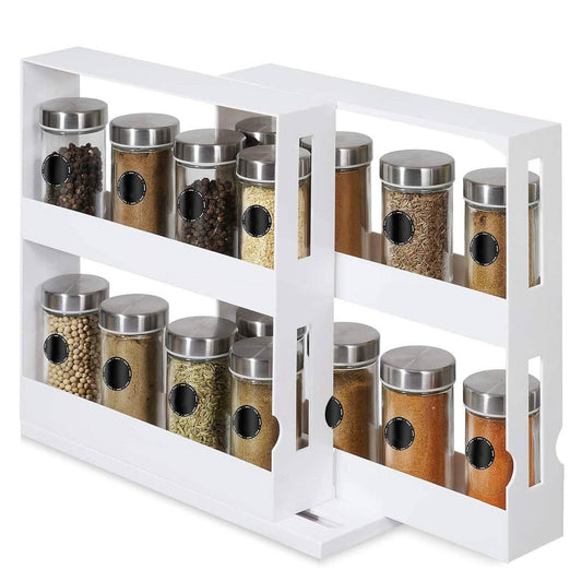 Swivel Cabinet Organizer Revolving Kitchen Rack Spice Organizer Otarealm