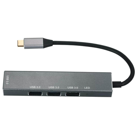 T304 4-in-1 Hub Type C to USB3.0*4 Intelligent USB Hub Multi-Port Adapter Otarealm